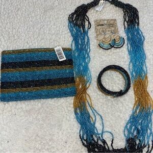 Pink House Multicolor Beaded Necklace Set